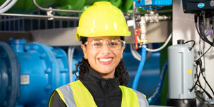 Hach service at drinking water facility