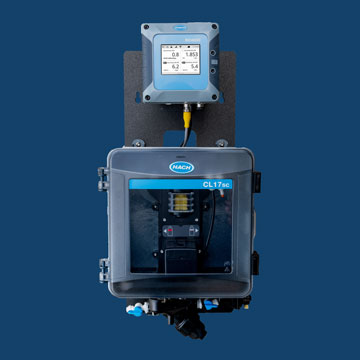 Single Parameter Monitoring Panel with SC4500 and CL17sc | Hach