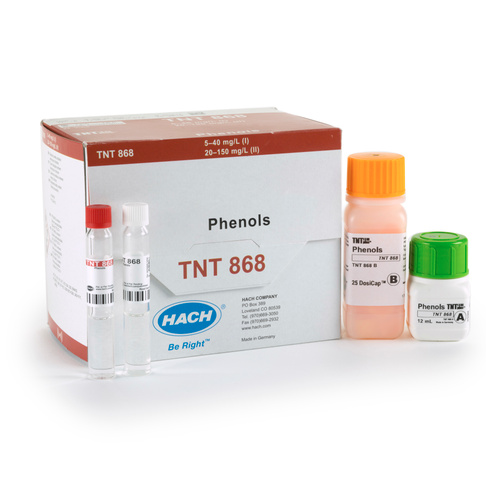 Box of Hach TNT 868 Chemistries